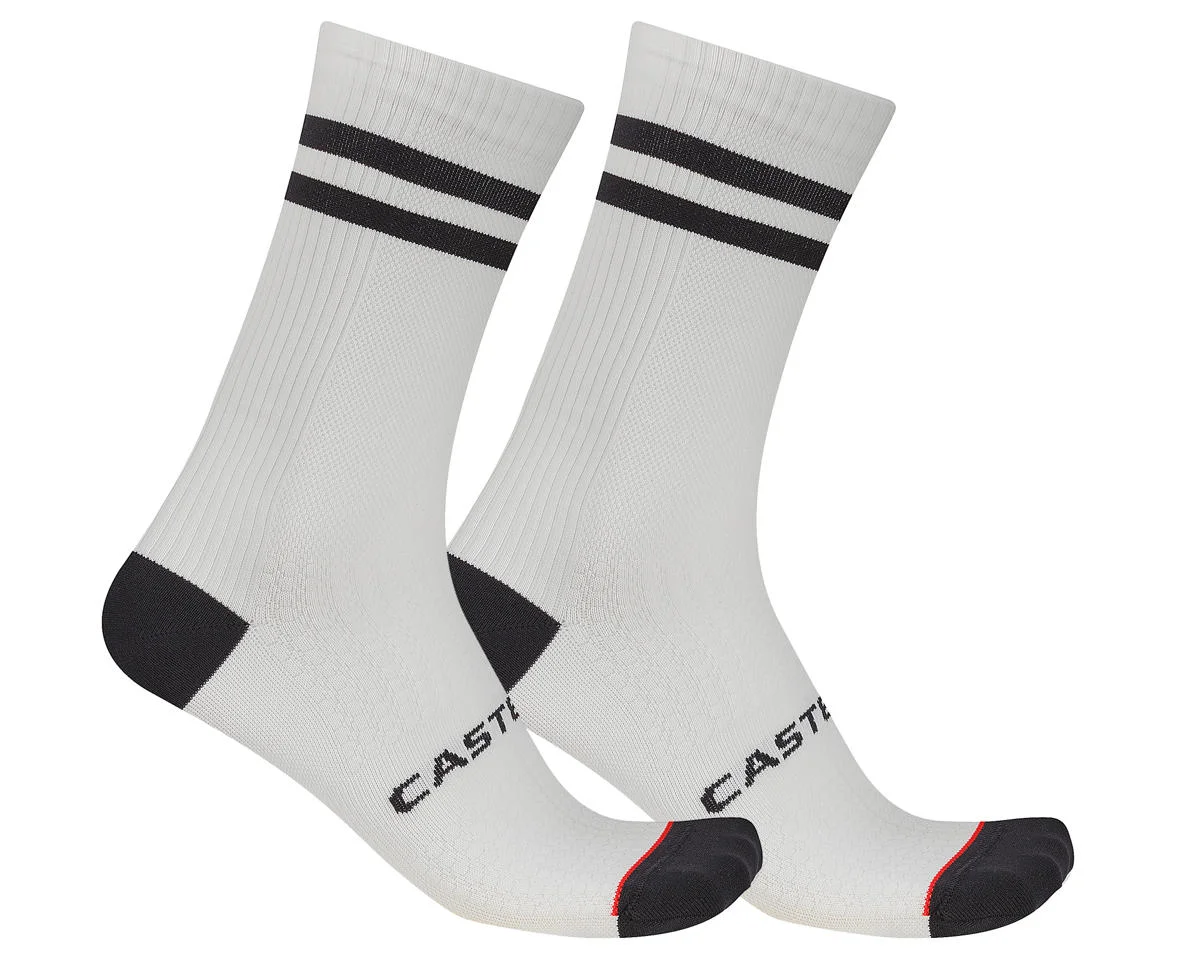 Castelli Originale 18 Socks (White/Black) (L/XL)